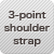 3-point shoulder strap