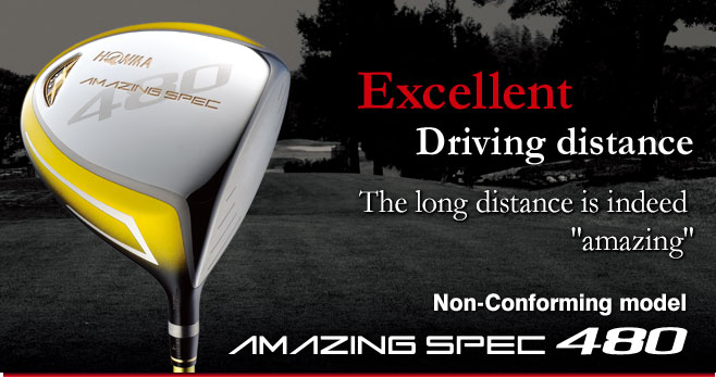 AMAZING SPEC 480 | DRIVER | HONMA Products | HONMA GOLF